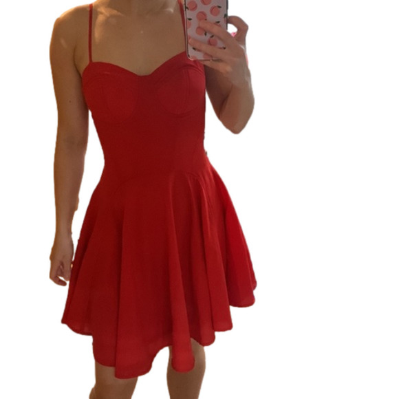 Charlotte Russe Dresses & Skirts - Flirty Red Dress 💃🏻